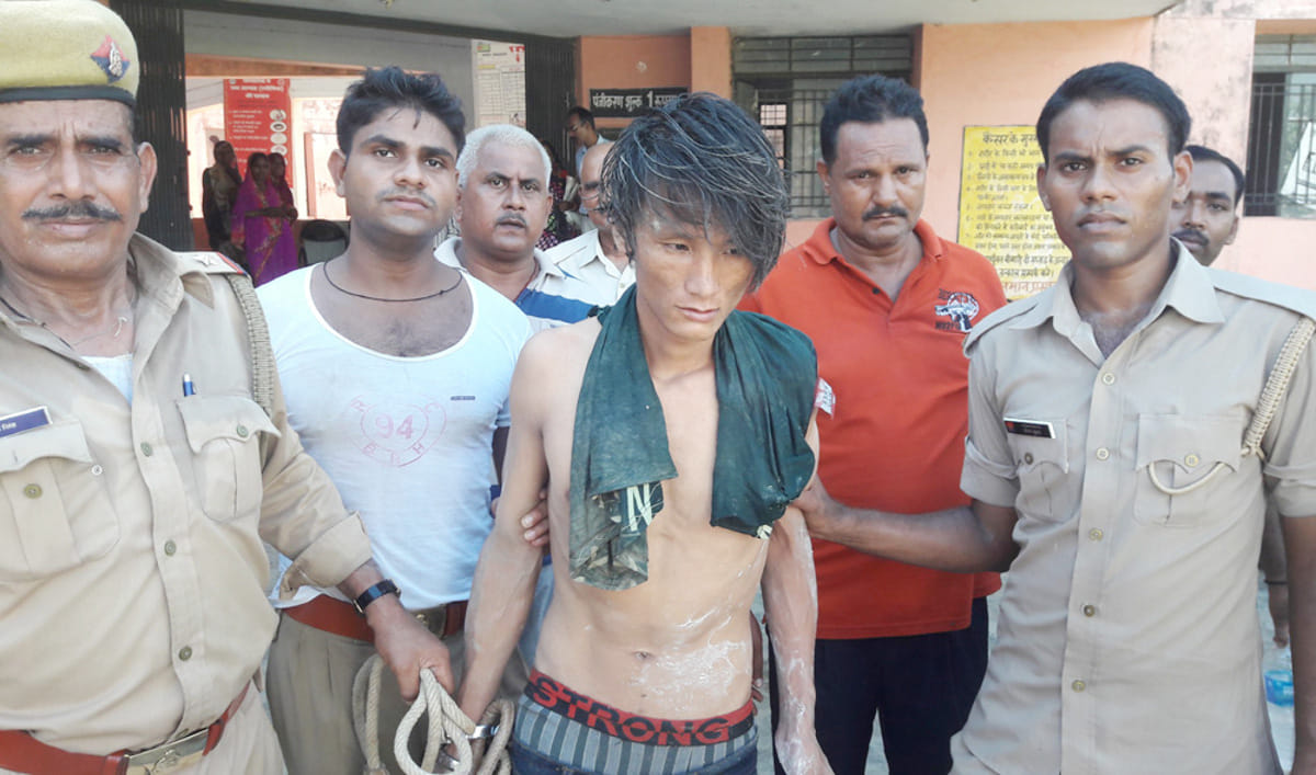 abscond accused arrested