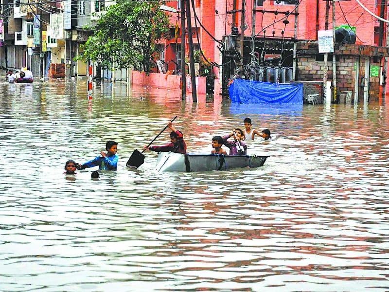 rain, 90 mm rain in bhatinda, bhatinda rain