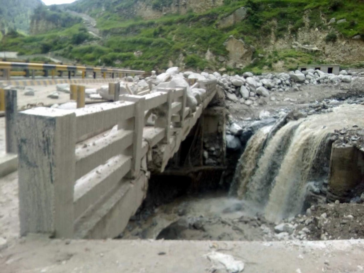 And 16 villages cut military contacts culvert collapse