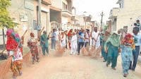 chairparson, road, cleaning, kaithal