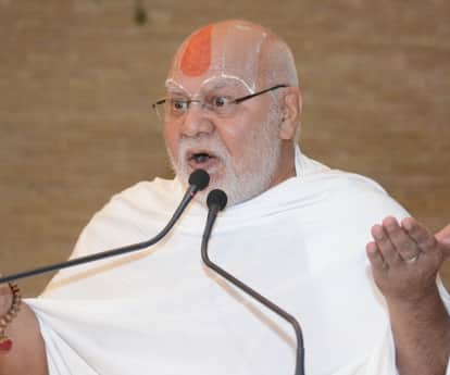 mahant gyandas on ram temple in Lucknow.