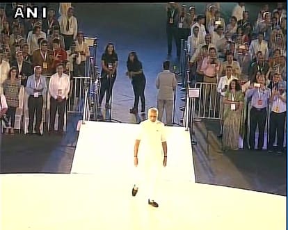 Live Narendra Modi first townhall