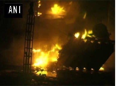 fire at Moradabad electricity station Electric supply affected