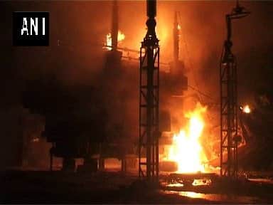 fire at Moradabad electricity station Electric supply affected