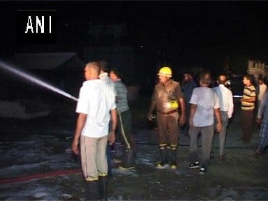 fire at Moradabad electricity station Electric supply affected
