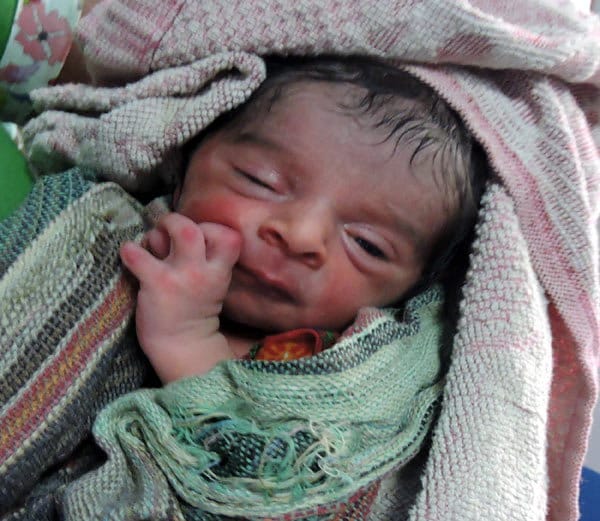 one day new born baby boy found on road in jind of haryana