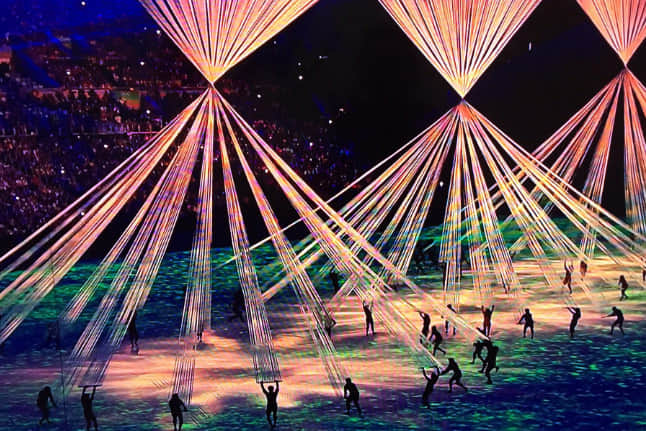 Rio olympics with glittery ceremony in Brazil