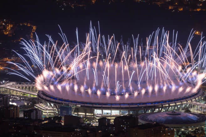 Rio olympics with glittery ceremony in Brazil