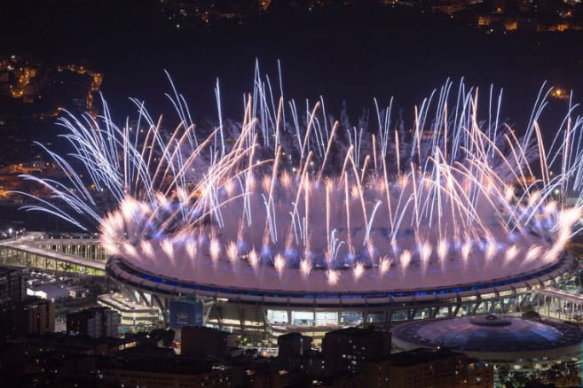 Rio olympics with glittery ceremony in Brazil
