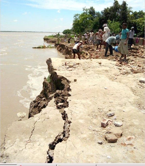Five houses swallowed in gahgra