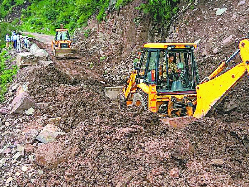 sataun renuka road blocked after third days