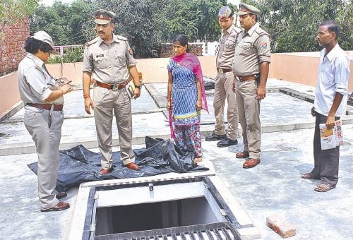 robbery in retired railway worker's house 