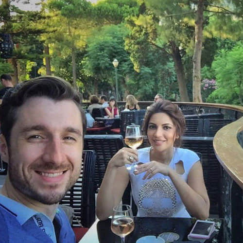 shama sikander enjoys vacation with her fiance