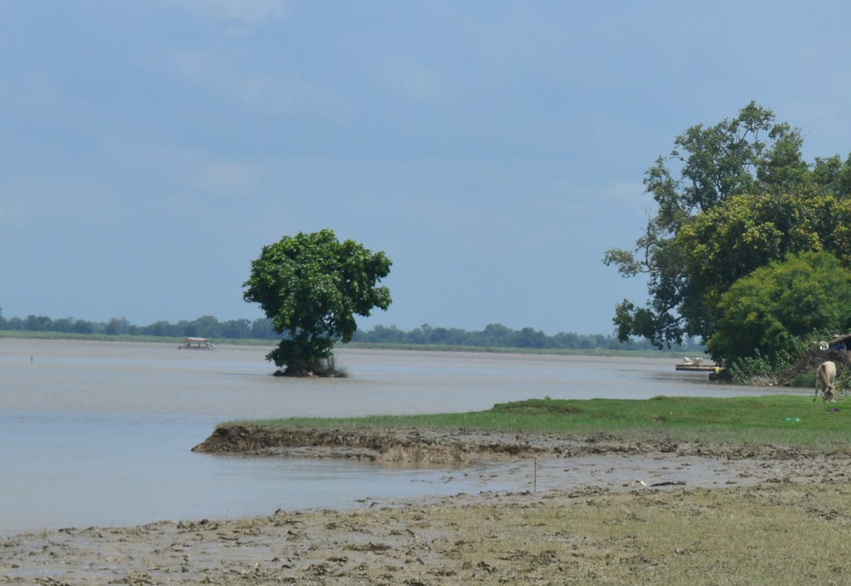 offloading sharp decline in water level
