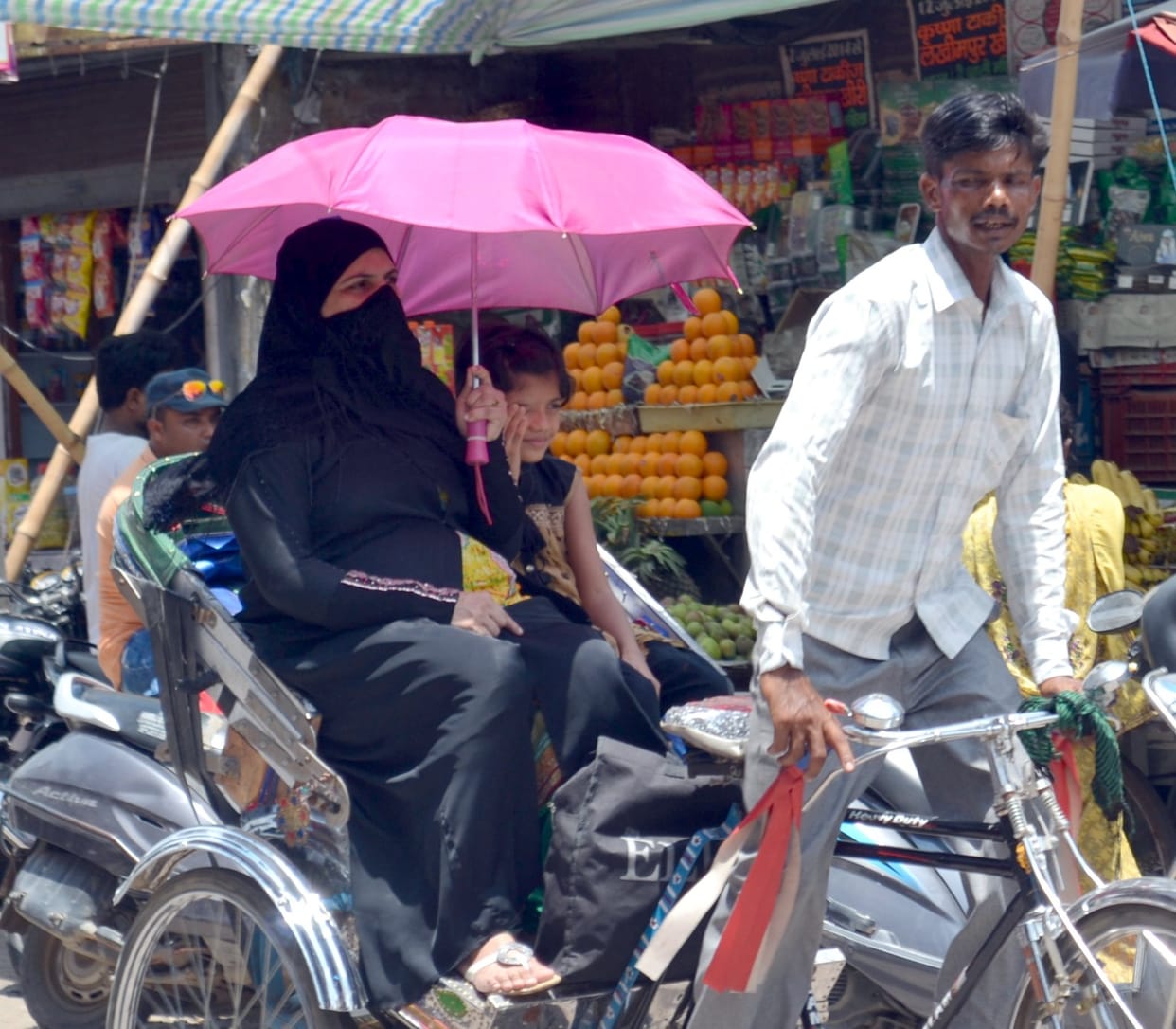 तापमान बढ़ने से छूटने लगा पसीना