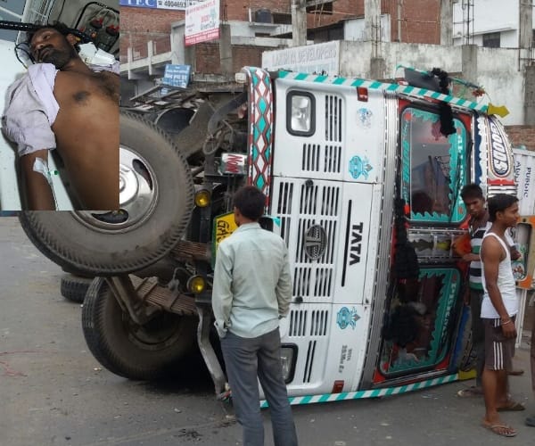  Accident in telebagh in Lucknow.