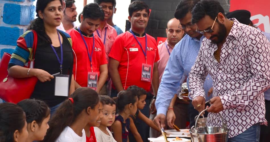 nobal cause by bollywood actor ajay devgan as brand ambassador of kfc