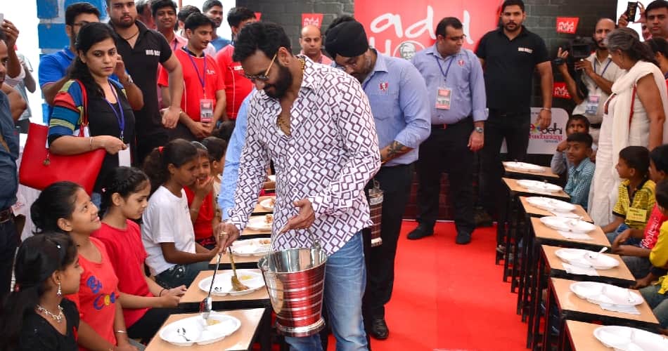 nobal cause by bollywood actor ajay devgan as brand ambassador of kfc