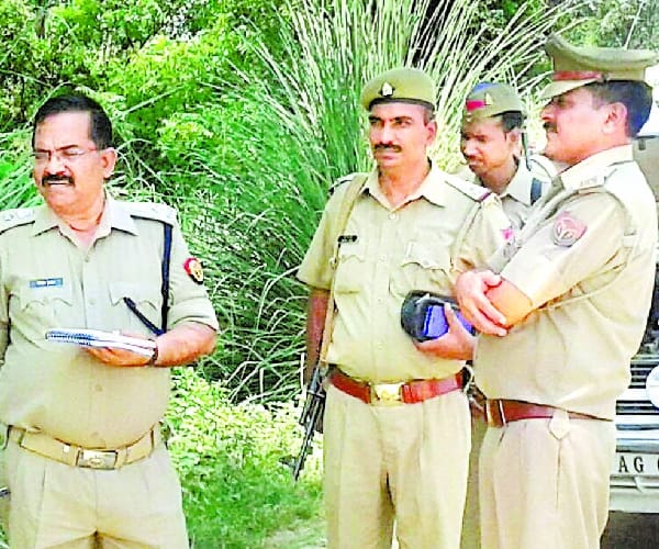 The meeting of police officers