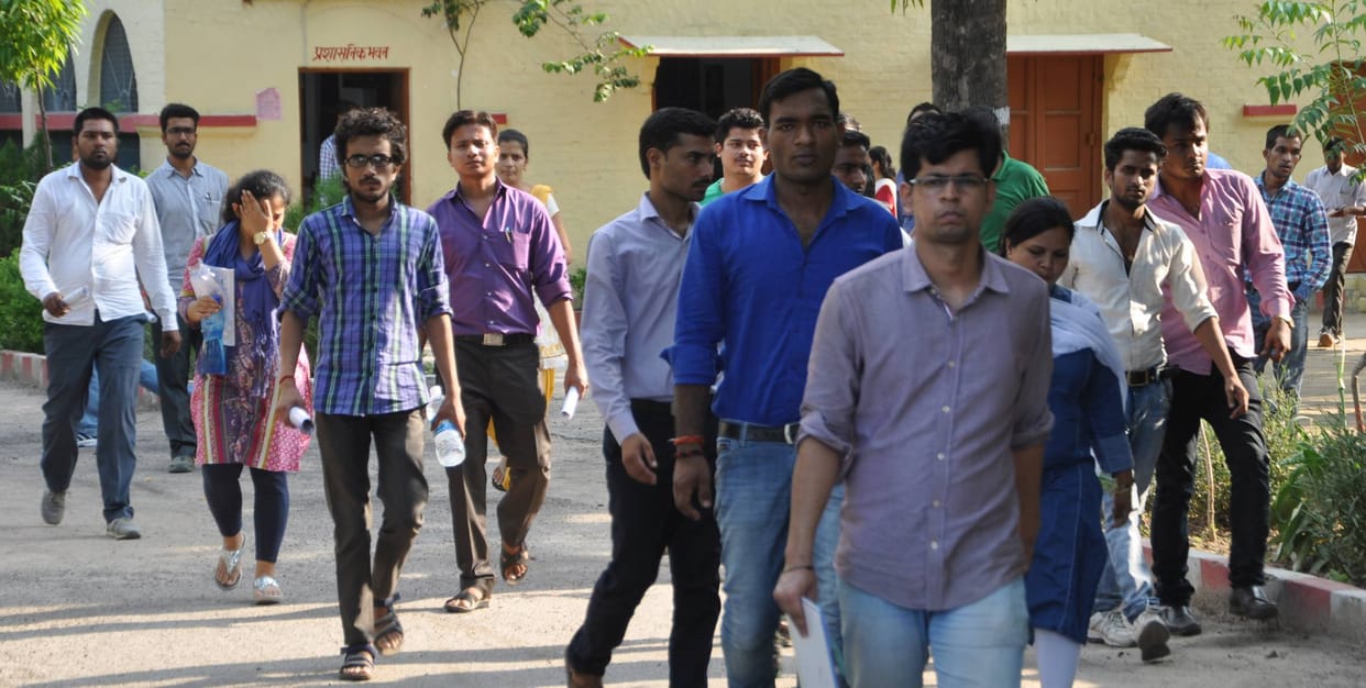 UPSC pre exam in Lucknow.