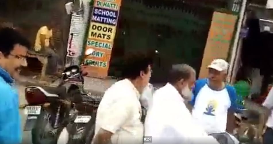 bjp minister anil vij break traffic rules by driving activa without helmet in ambala