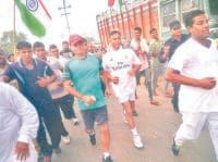 merathon, health, drugs, IG, police, people, run, fatehabad