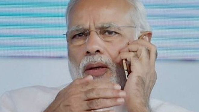 phone calls at the cremation ground and its connection to modi