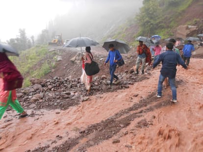 uttarakhand hilly areas in terror due to rain