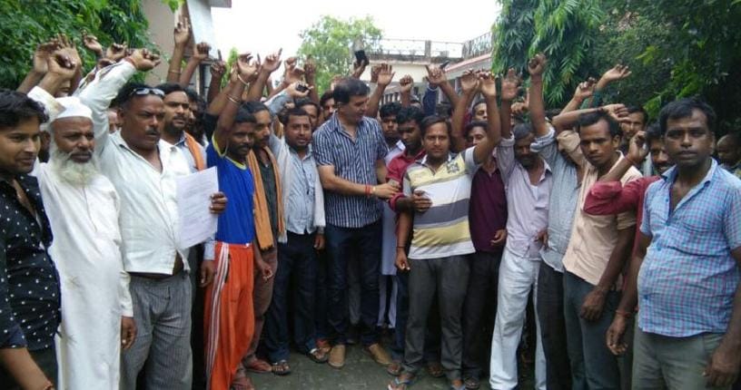 E- rickshaw drivers display