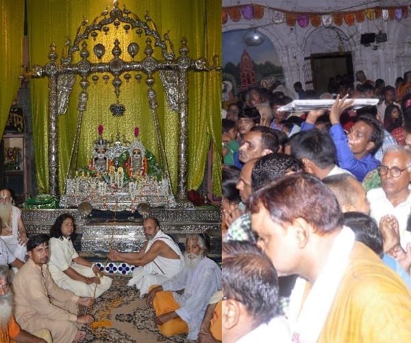 savan mela in ayodhya, uttar pradesh.