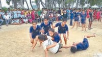 jonal leval sports, vollyball, girls school first, kaithal