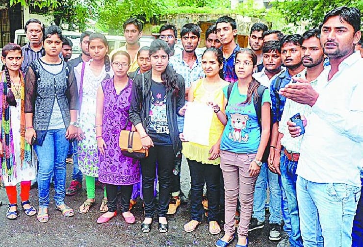Students commotion