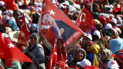 huge rally in turkey against army coup