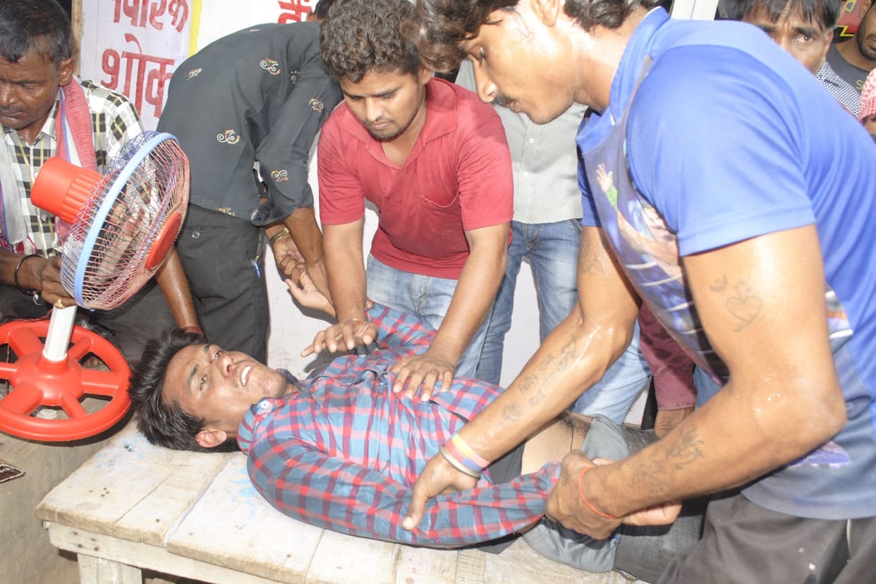high tension line accident in mathura