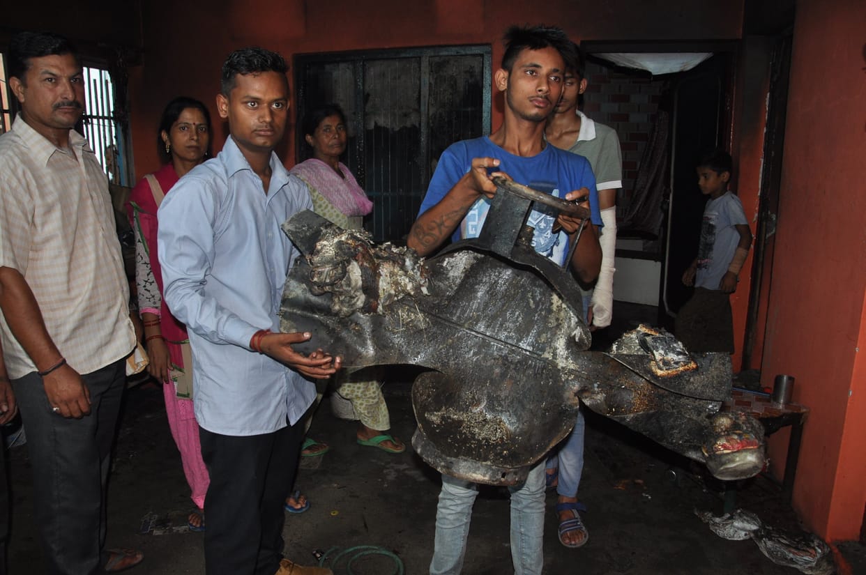 Cylinder Blast at jammu, 16 injured
