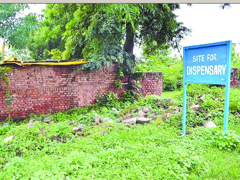 panchkula, dispensary not build in sector- 12 panchkula