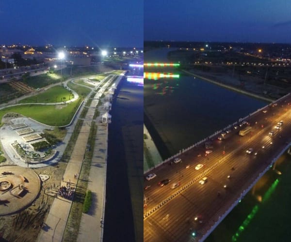 bank of river gomati of Lucknow.