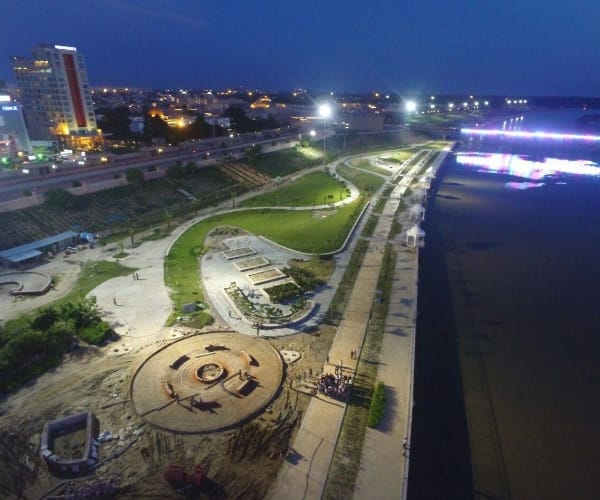 bank of river gomati of Lucknow.