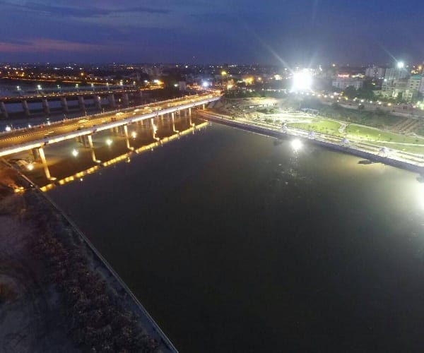 bank of river gomati of Lucknow.