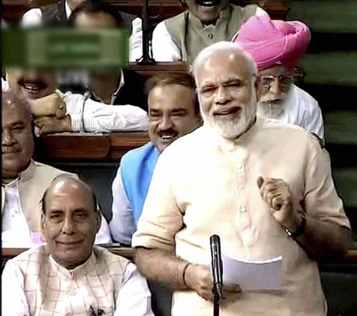 PM Modi on GST in Loksabha
