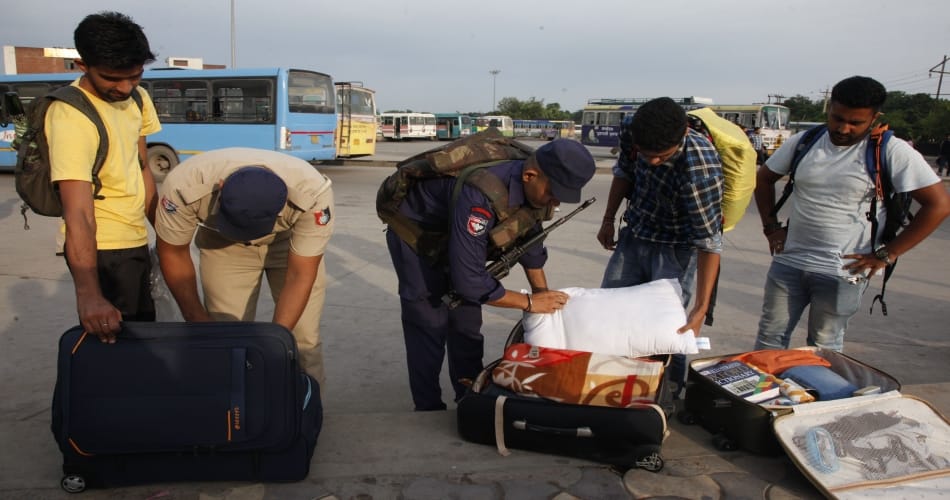 Alert on India -Nepal border