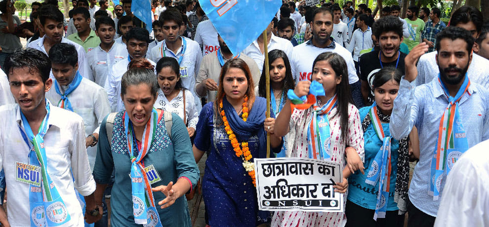  Indecency on speaking Bharat Mata ki Jai, they are trying to destabilize DU like JNU