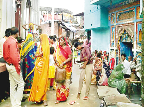 The landslide demolished the ashram, including two children killed