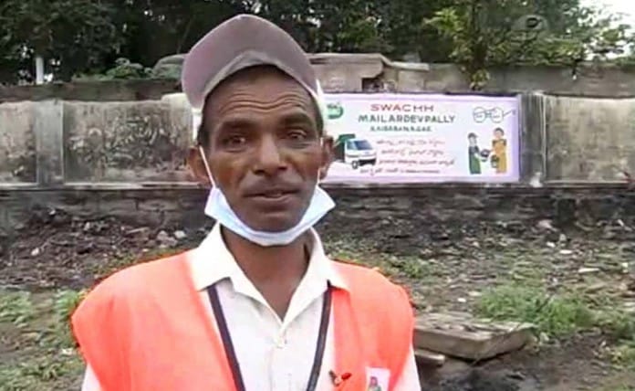 Without off 16 years work done by a sanitary worker