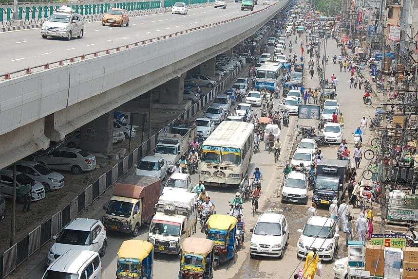 traffic police, traffic, jam, plan, flyover, people upset over traffic, panipat