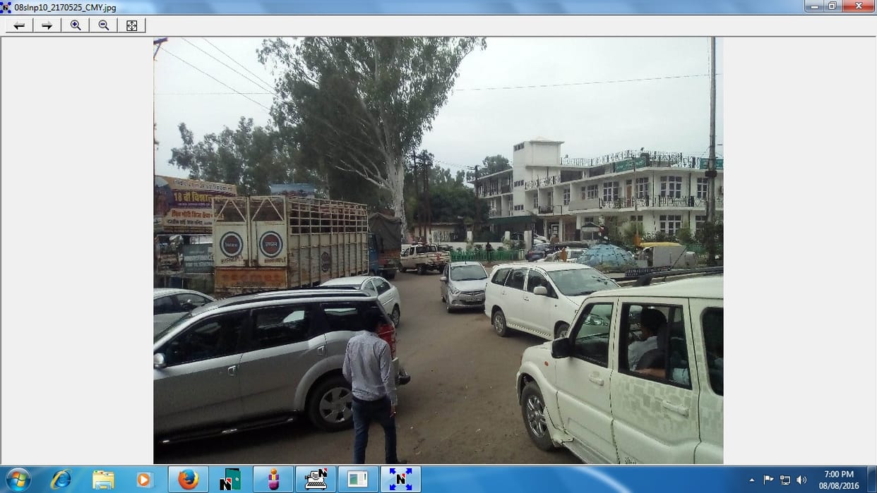 Traffic jam in baddi High way