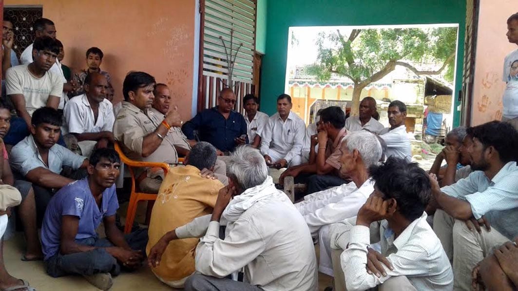 Ambedkar's statue smashed raging rural