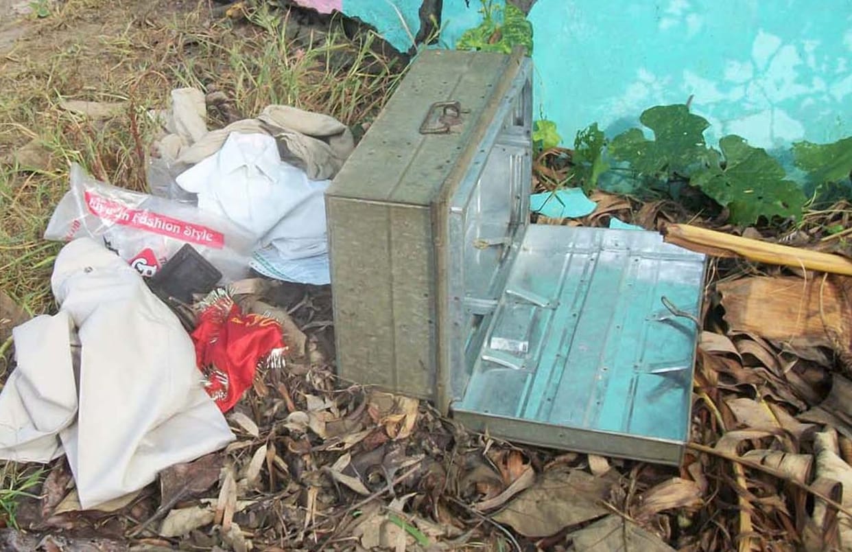 Thousands stolen from four houses