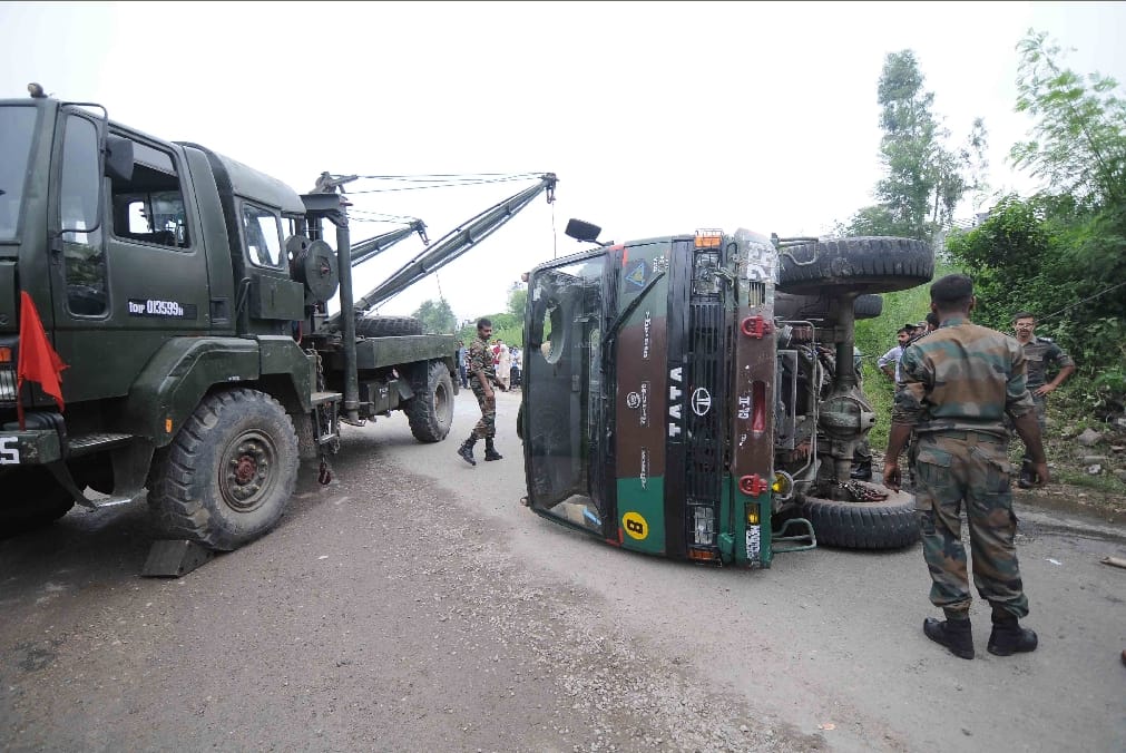 Military vehicle accident