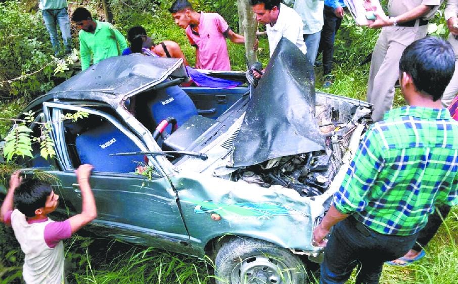car accident, one women died